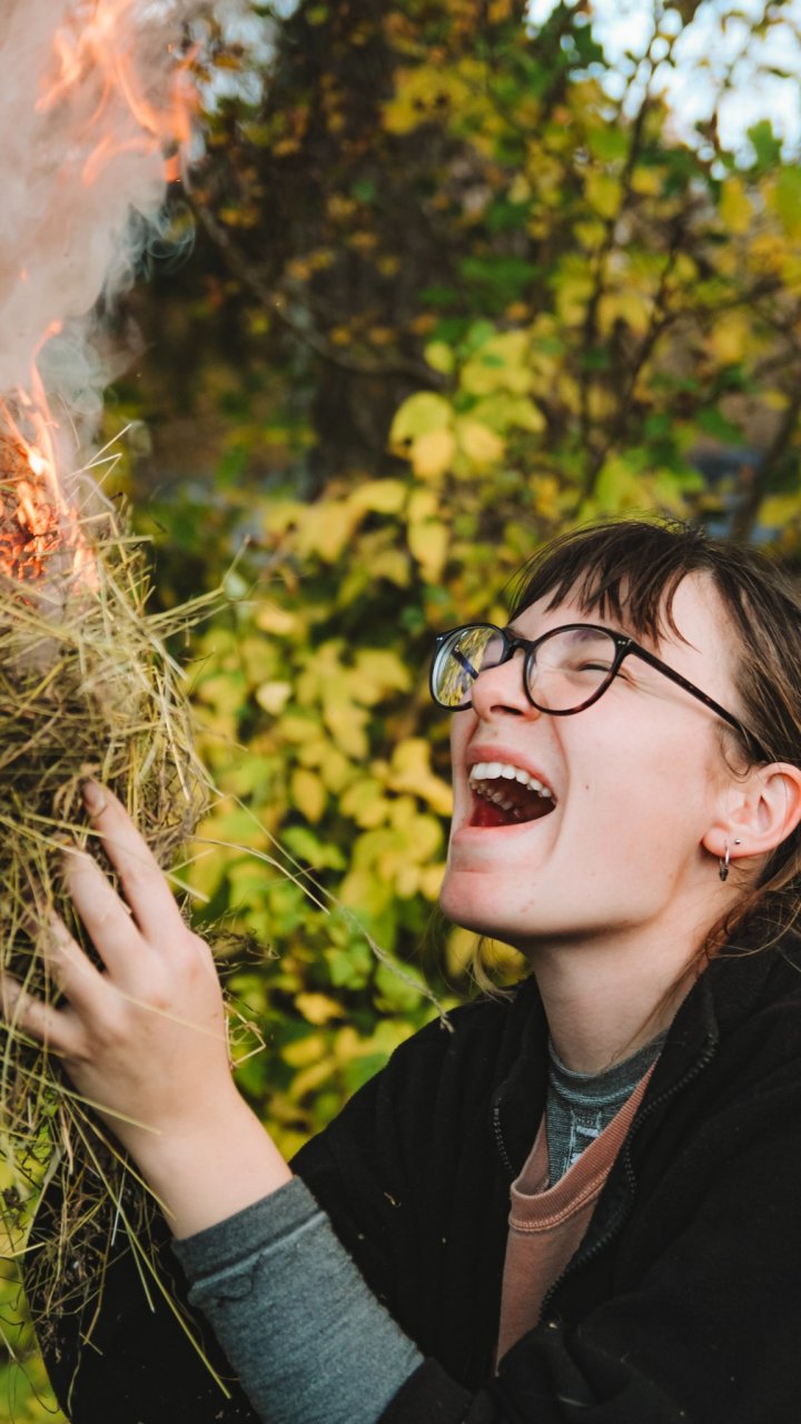 Feuer ohne Hilfsmittel