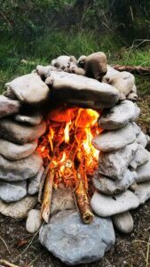 Primitives Feuer machen