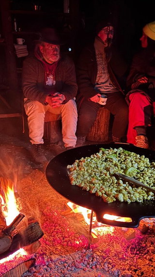 Kochen am Feuer