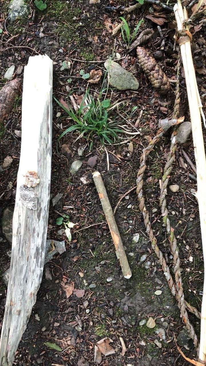 Feuerbohrer ohne Messer