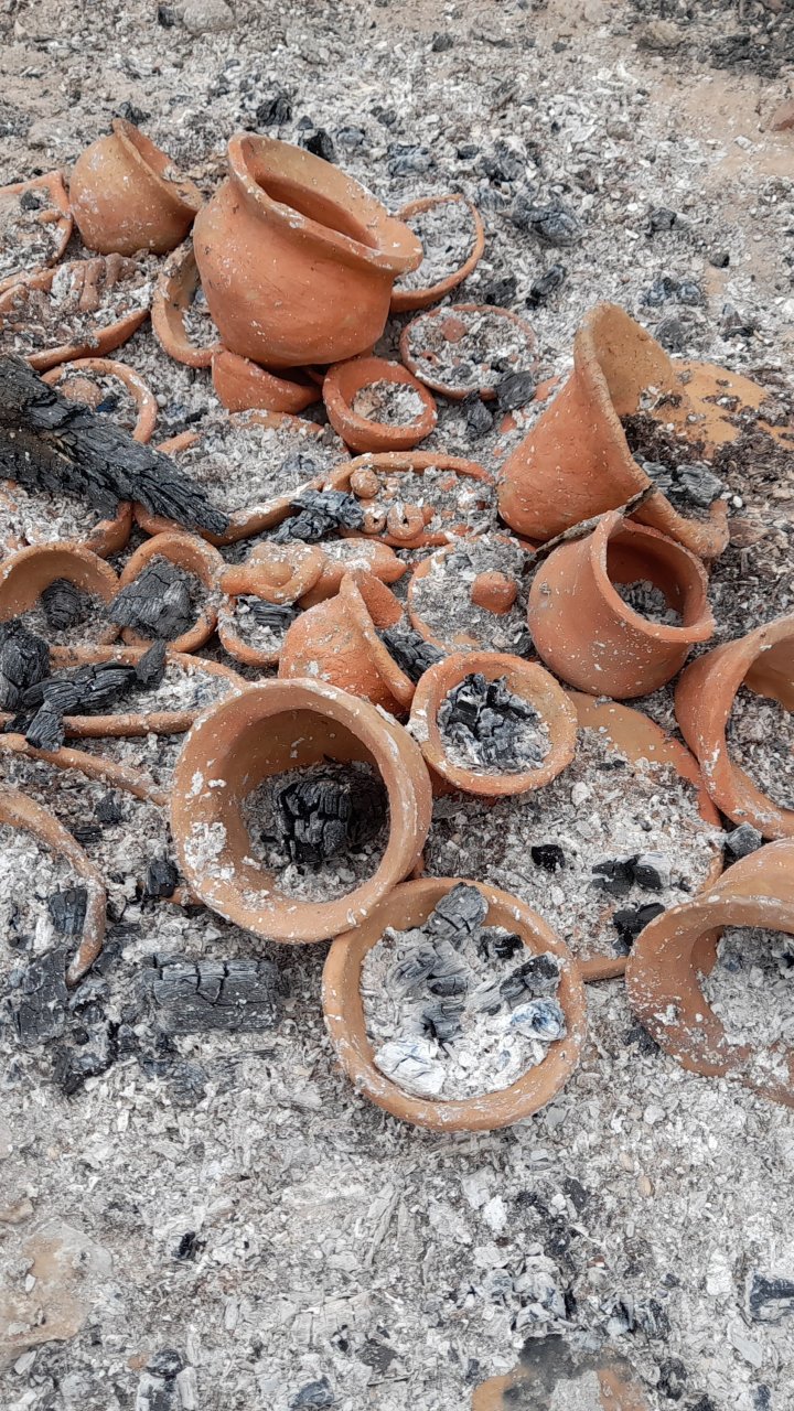 Fertiger Grubenbrand