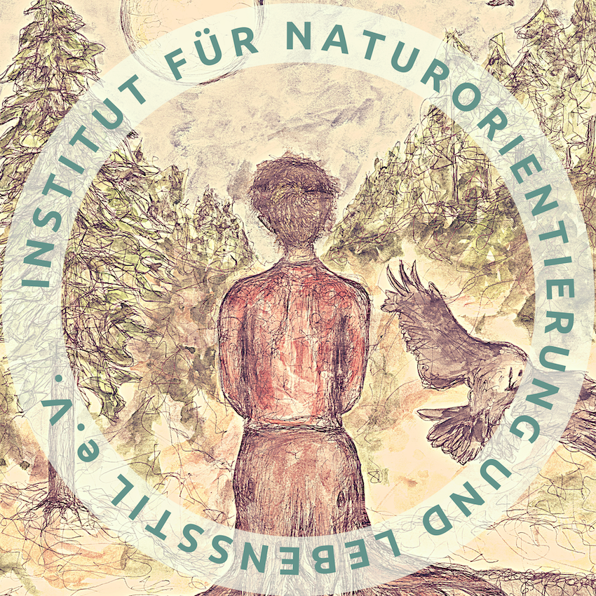 Logo der Wildnisschule Institut für Naturorientierung und Lebensstil e.V. (Re-Natur)