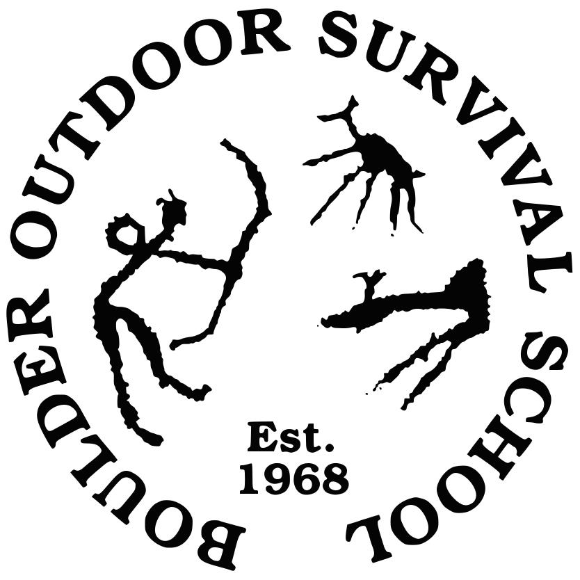 Logo der Wildnisschule Boulder Outdoor Survival School (BOSS)