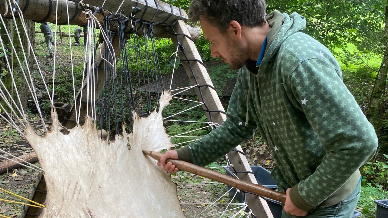 Vorschau Bild des Kurses Natürliches Gerben lernen im Odenwald – Fell selbst gerben in 3 Tagen (Ohne Chemie)