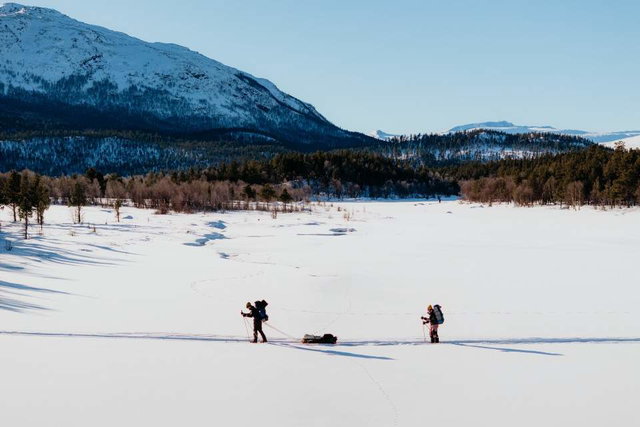 Preview image of class 6-tägige Winter Wildnistour