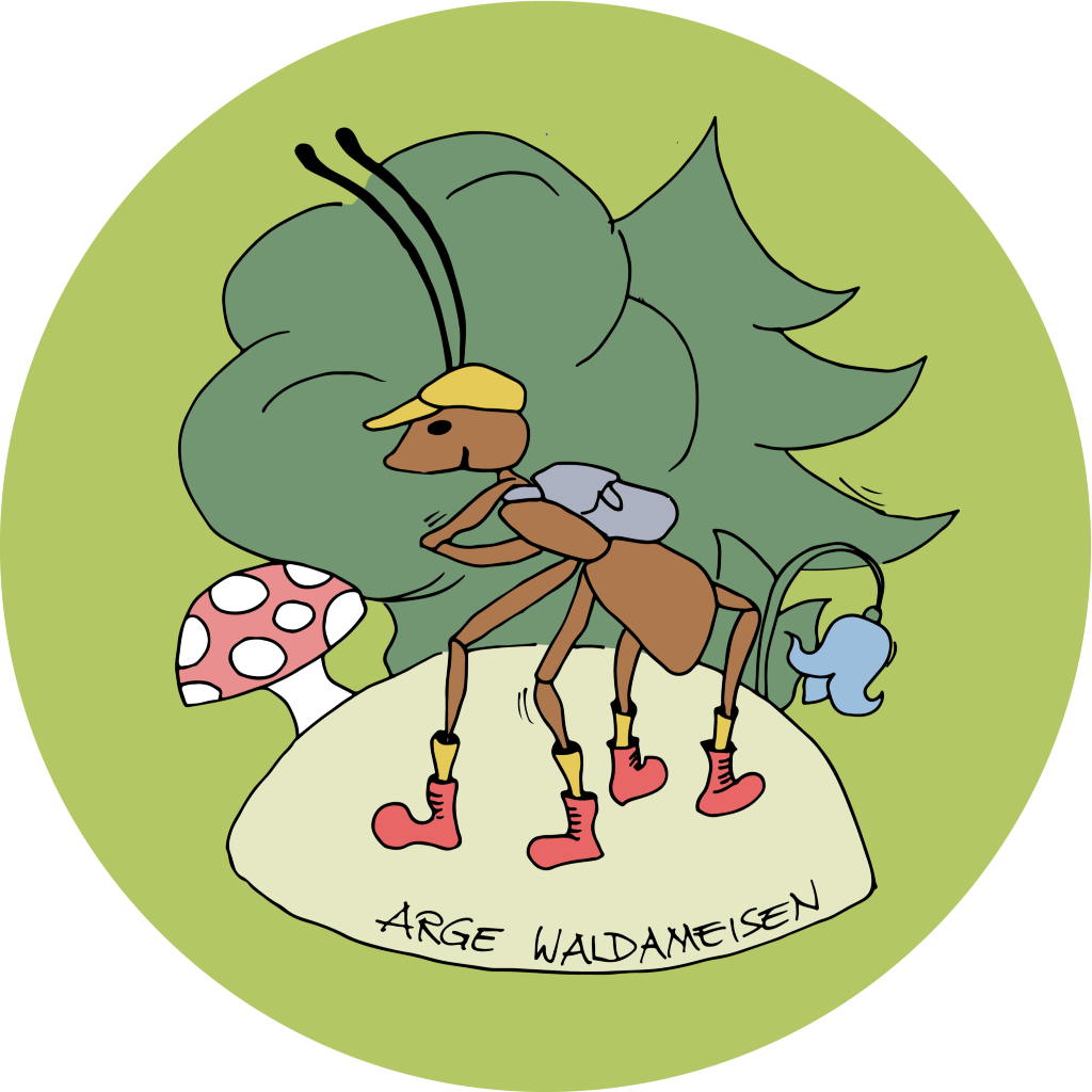 Logo der Wildnisschule ARGE Waldameisen