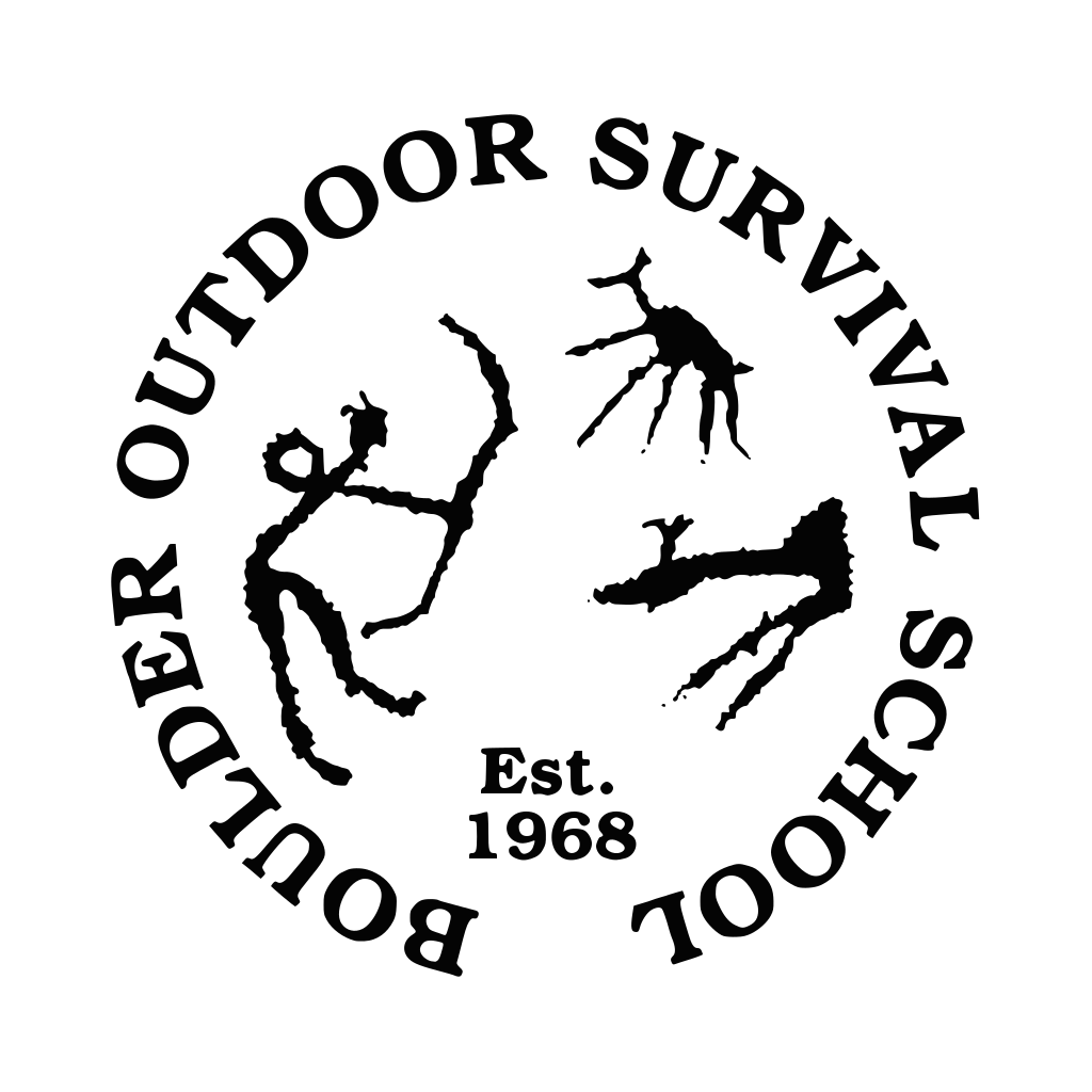 Logo der Wildnisschule Boulder Outdoor Survival School (BOSS)